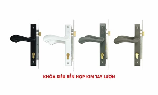 TOP 3 mẫu Khóa cửa nhôm ĐẸP – BỀN – CHẤT LƯỢNG