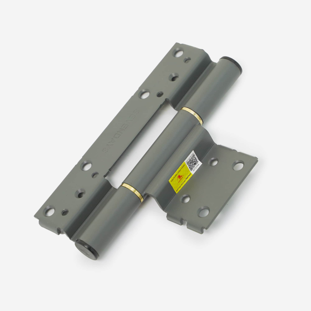 BỘ ĐÔI KHOÁ & BẢN LỀ MÀU GHI CHO BỘ CỬA ĐI BỀN BỈ Bản Lề Lá 3D Sevendays bền, ổn định, dễ lắp