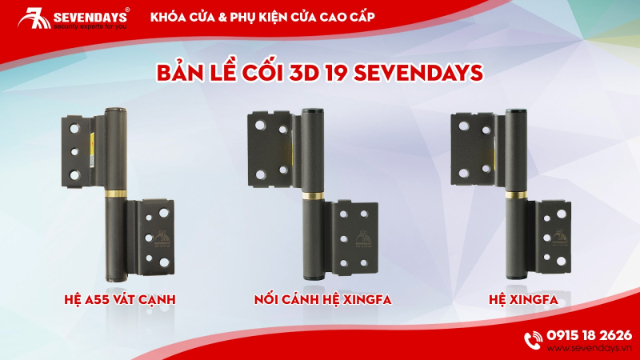 Bàn Lề Cối 3D 19 Sevendays