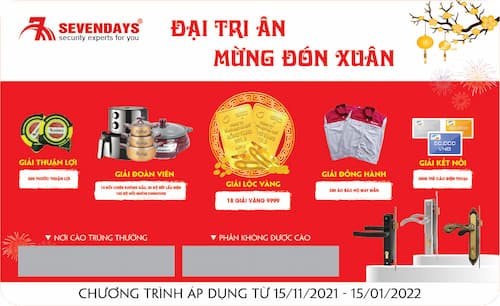 Chương trình mua khóa trúng vàng năm 2021-2022