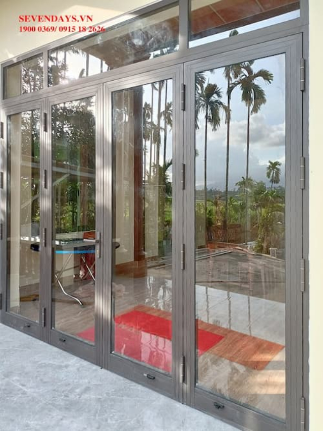 7 LÝ DO NÊN CHỌN CỬA NHÔM KÍNH Cửa nhôm kính luôn bền đẹp dưới mọi thời tiết