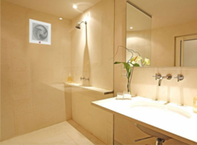 Giữ nhà vệ sinh luôn khô bằng quạt thông gió