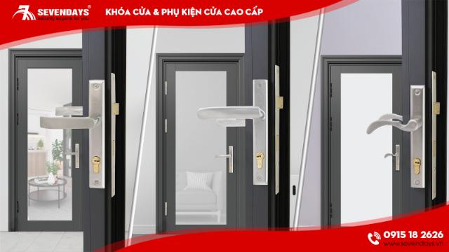 Xu hướng sử dụng khóa cửa nhôm kính trong công trình kiến trúc Khóa cửa nhôm kính