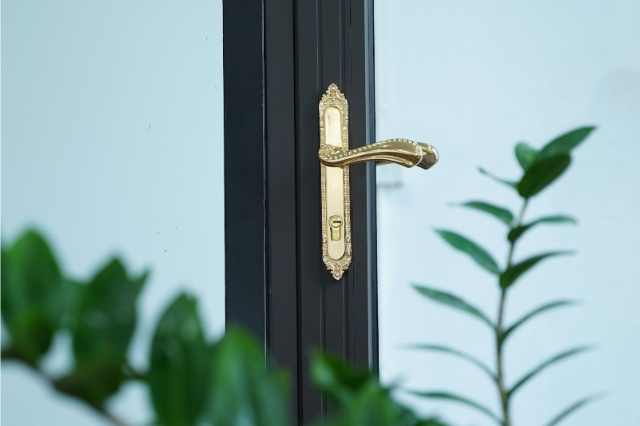 Khóa Siêu Bền Đồng Hoa Sen Mạ Vàng 24K Sevendays