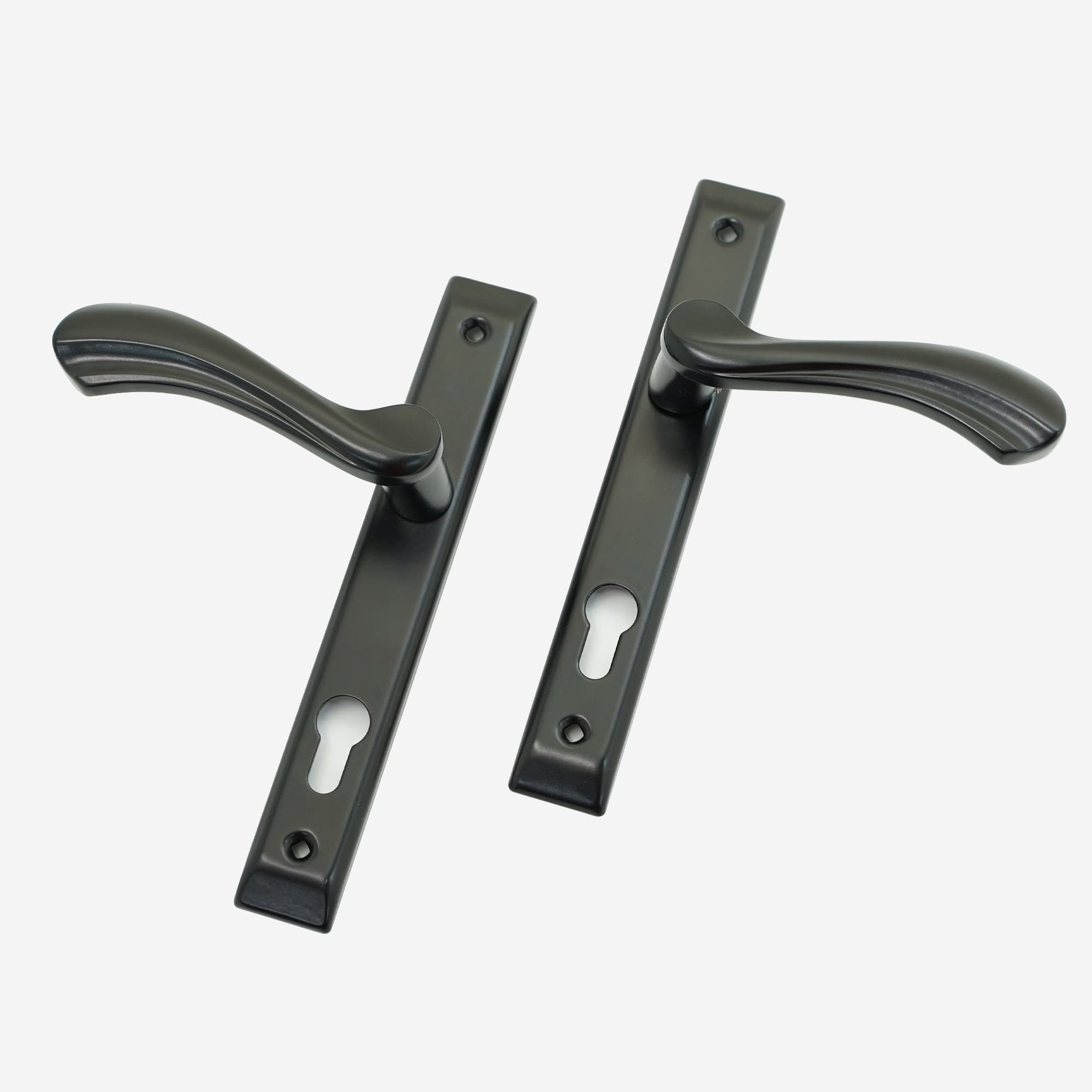 khóa siêu bền hợp kim tay lượn đen