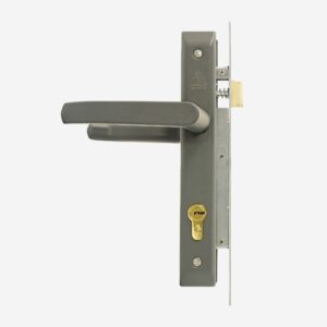 KHÓA SIÊU BỀN HỢP KIM TAY THẲNG ĐƠN ĐIỂM - CAFE