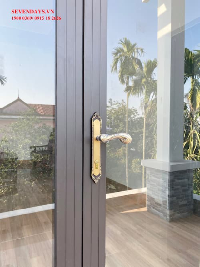 Khung cửa xingfa đảm bảo kín nước & kín khí
