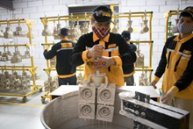 Nhúng tương tạo khuôn gốm