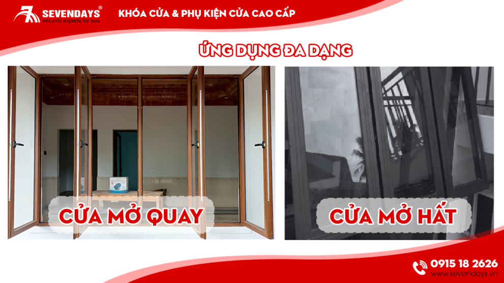Ứng dụng của Bản Lề A18 trong thực tế