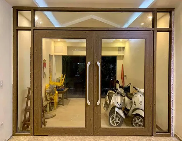 Cửa nhôm kính phòng khách đang dần trở thành lựa chọn lý tưởng