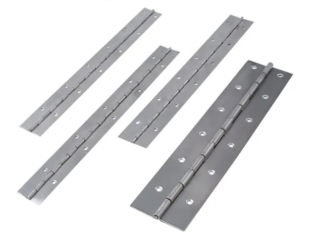 Các loại bản lề cối xoay chịu lực tốt cho cửa đi Bản lề piano thường được sử dụng cho các cánh cửa nhỏ và mỏng