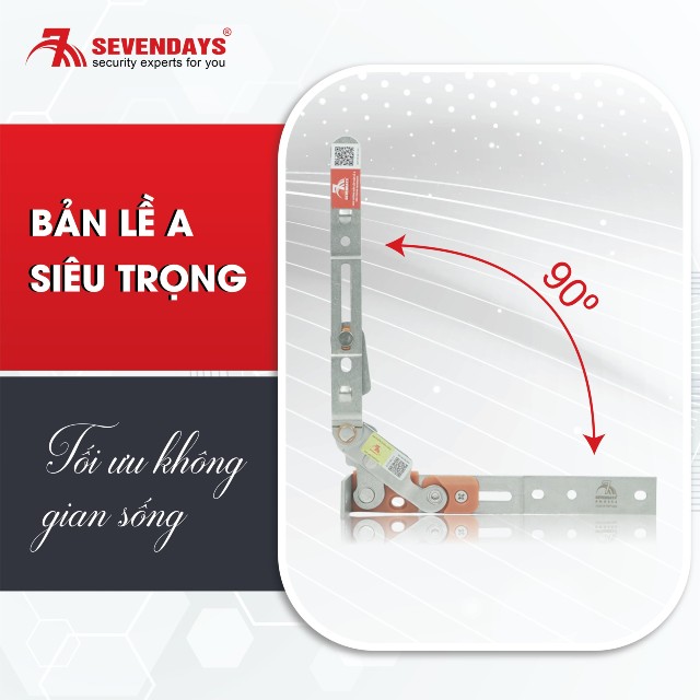 Sở hữu ngay dòng bản lề chữ A chất lượng, giá “hạt dẻ” tại Sevendays