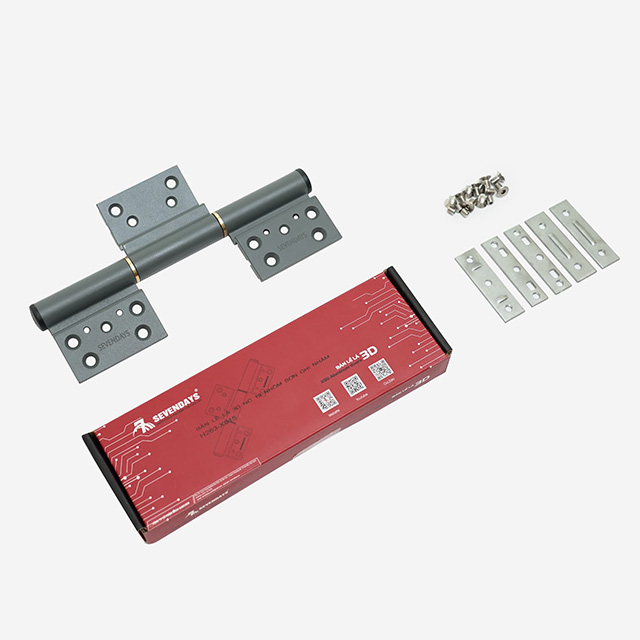 Địa chỉ mua bản lề hợp kim nhôm uy tín: Cách chọn và báo giá Bản lề lá HK nhôm 3D 22 nối cánh Xingfa - Ghi
