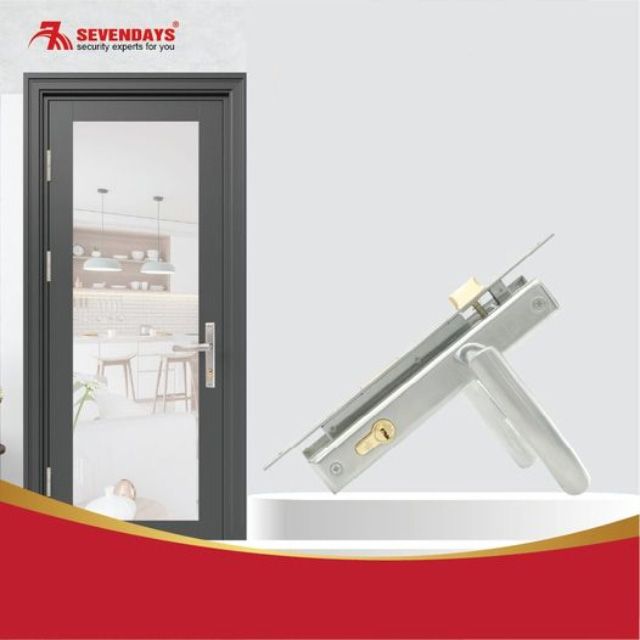 Khóa cài cửa nhôm là loại khóa chuyên dụng được thiết kế để lắp đặt trên các hệ cửa nhôm