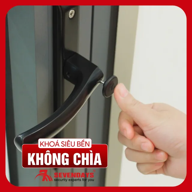 Có nên dùng khóa không chìa? 5 lợi ích thuyết phục Khóa không chìa Sevendays được bảo hành chính hãng