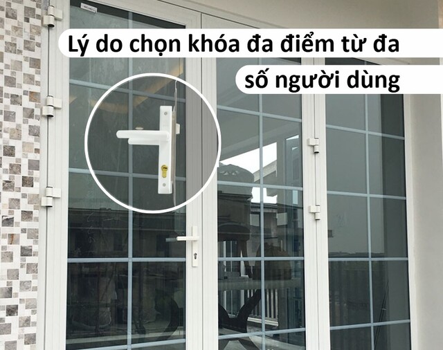 Lý do chọn khóa đa điểm từ đa số người dùng