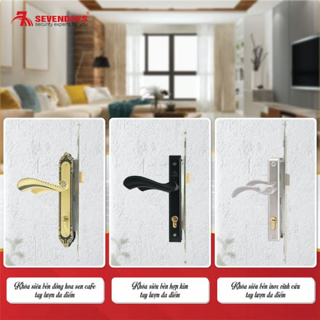 Những mẫu khóa đa điểm siêu bền tại Sevendays