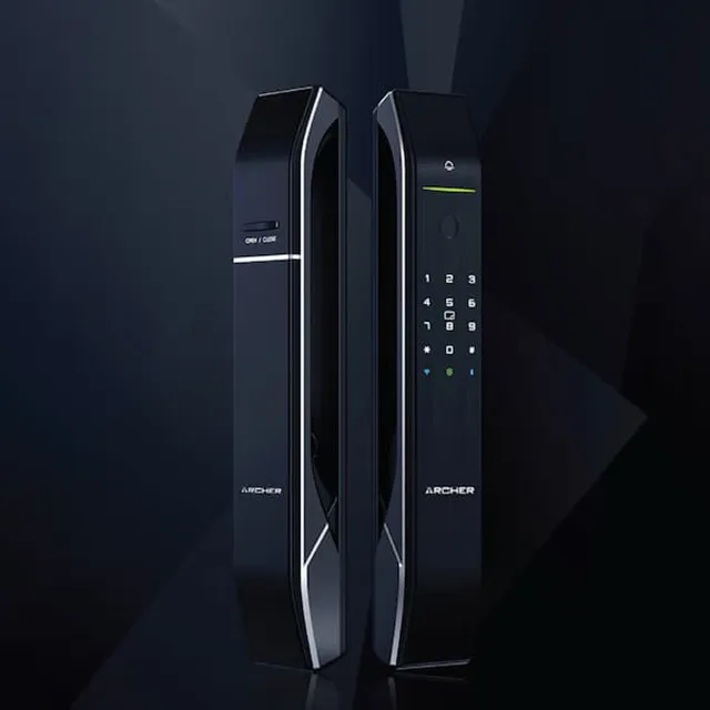TOP 5 khóa cửa vân tay cho cửa nhôm đáng mua nhất hiện nay Khóa vân tay Archer A7