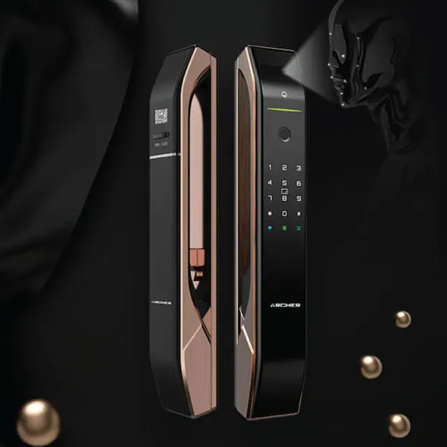 TOP 5 khóa cửa vân tay cho cửa nhôm đáng mua nhất hiện nay Khóa vân tay Archer A7S