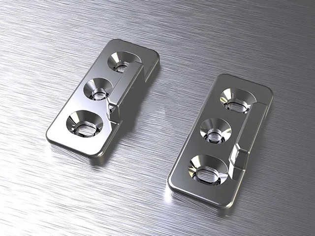 Vấu 1 cánh là phụ kiện cửa nhôm có chức năng giữ chặt cánh cửa với khung khi cửa đóng lại