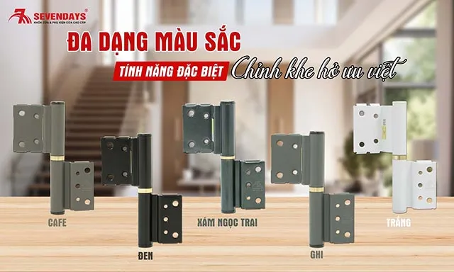 So sánh bản lề 3D và 4D: Nên dùng loại nào cho cửa nhôm? Sevendays là đơn vị cung cấp bản lề cửa uy tín