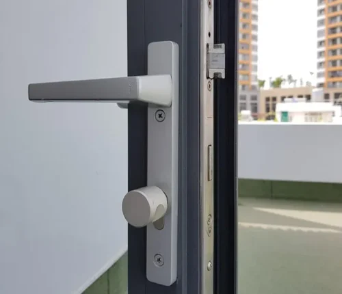 Khóa cửa nhôm bản to sản xuất từ chất liệu cao cấp, độ bền vượt trội