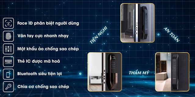 Khóa điện tử cửa nhôm xingfa Archer – An toàn, chính hãng cho đại lý & dự án Lý do chọn khóa điện tử Archer cho cửa nhôm Xingfa