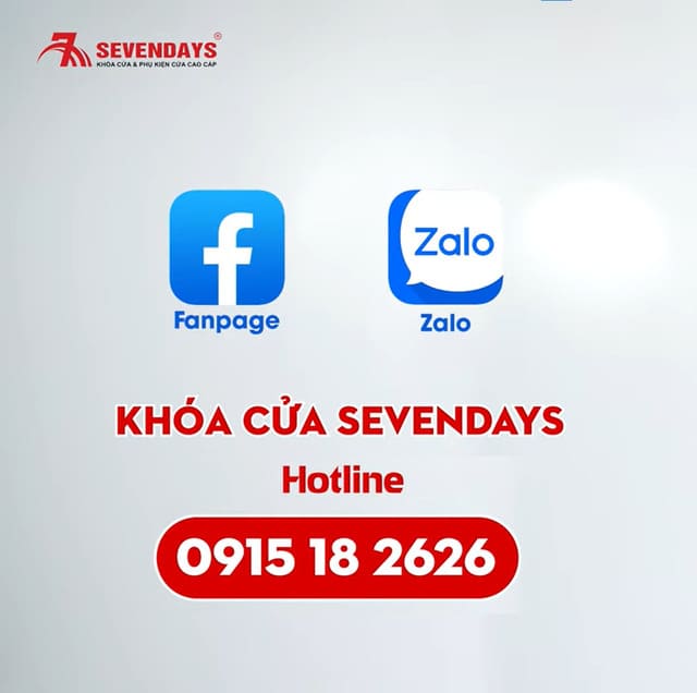 Khoá cửa sổ nhôm – Giải pháp chắc chắn, đẹp & tiện lợi cho ngôi nhà bạn Liên hệ nhận báo giá khoá cửa sổ nhôm Sevendays minh bạch và chi tiết
