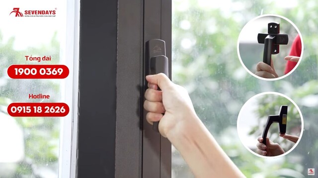 Tay gạt cửa sổ nhôm kính  – Cách lựa chọn và Lắp đặt chuẩn nhất