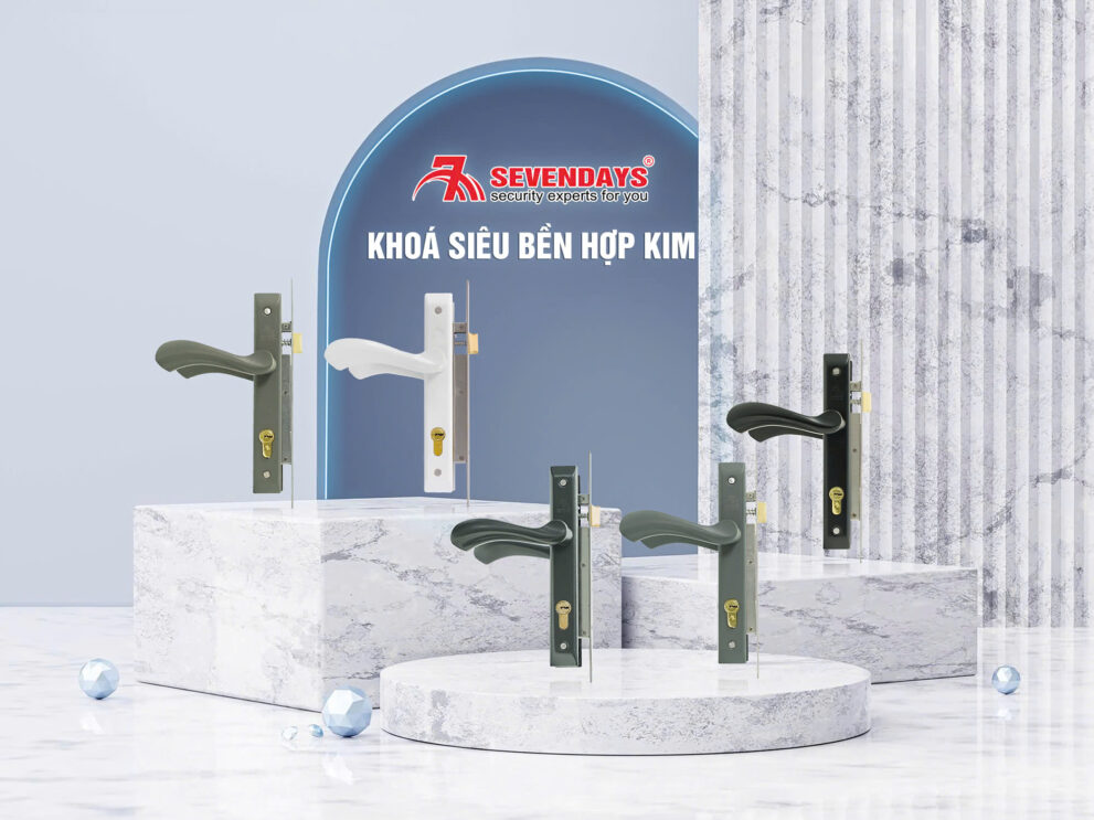 Khóa siêu bền hợp kim tay lượn – Trải nghiệm cầm nắm thoải mái, vừa vặn đến từng chi tiết Đa dạng màu sắc cho mọi phong cách nội thất