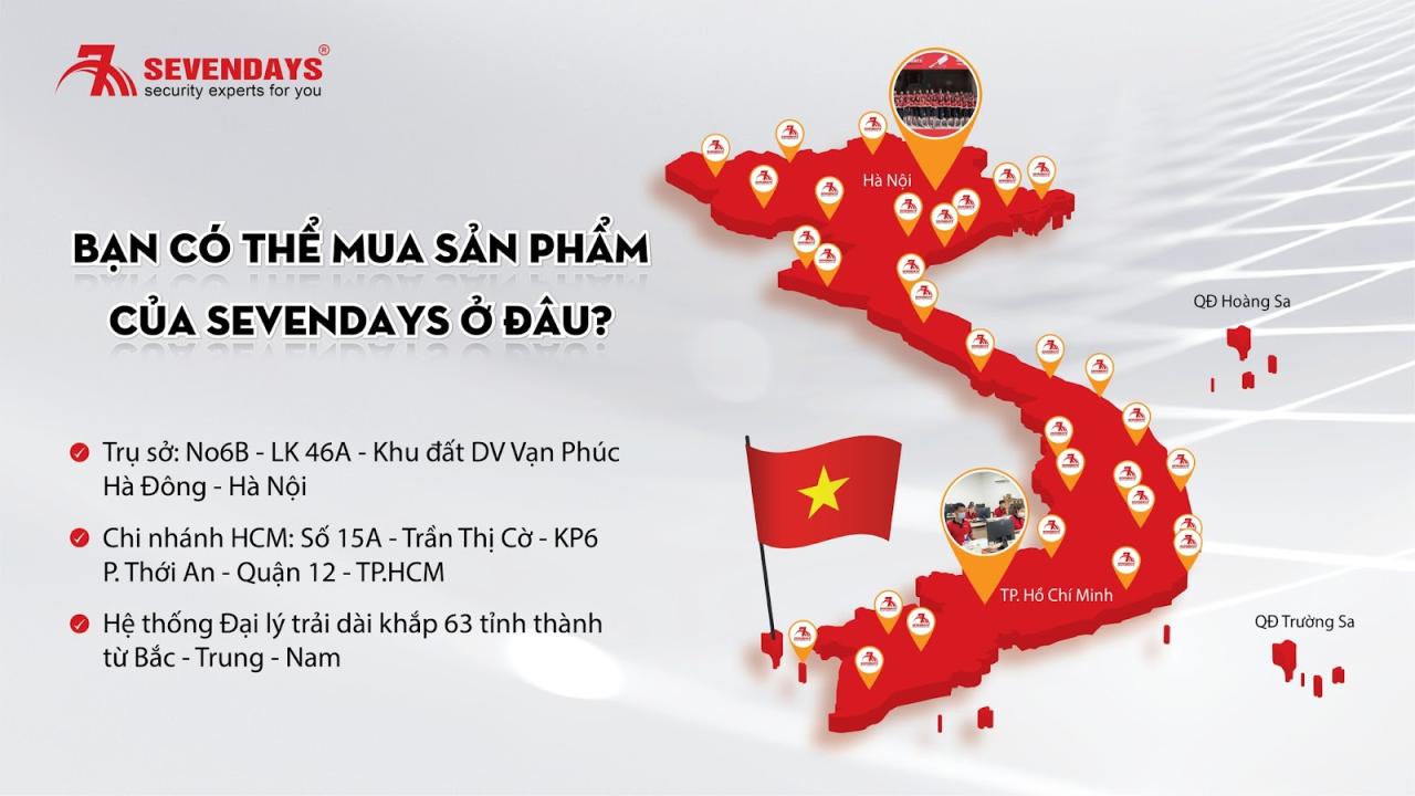 Hệ thống đại lý - văn phòng Sevendays