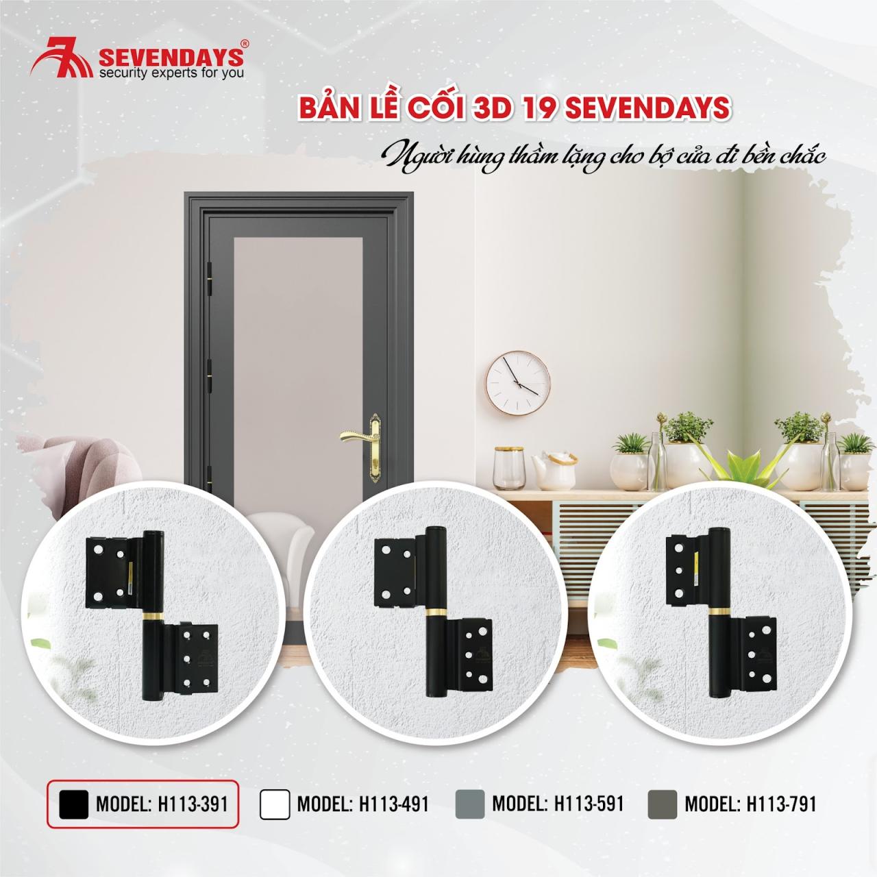 Top 1 Lựa Chọn Cho Cửa Nhôm 2025: Vì Sao Bản Lề Cối 3D 19 Hệ Xingfa Luôn Được Ưa Chuộng? Bản lề cối 3D 19 đa dạng màu sắc
