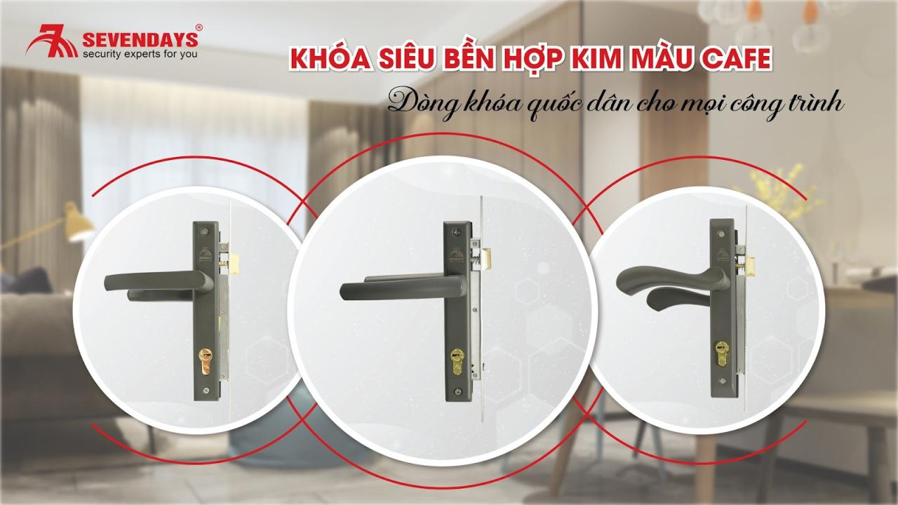 Khóa cửa chính cao cấp: Gợi ý chọn đúng sản phẩm cho gia chủ 2025 Dòng khóa quốc dân cho mọi công trình