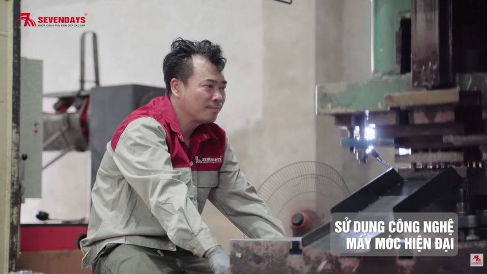 Dây chuyền công nghệ hiện đại của Sevendays?