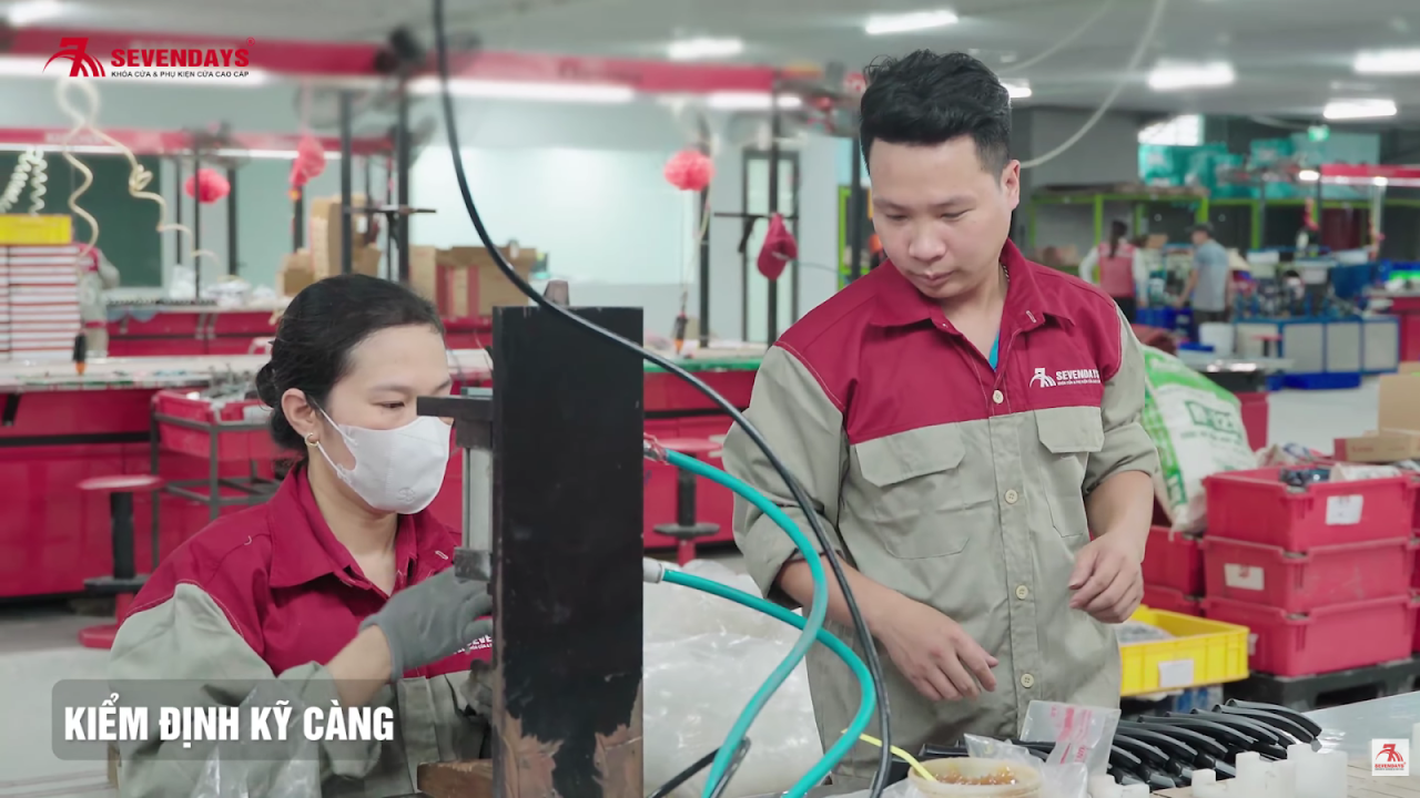 Dây chuyền công nghệ hiện đại của Sevendays? Dây chuyền kiểm định kỹ càng