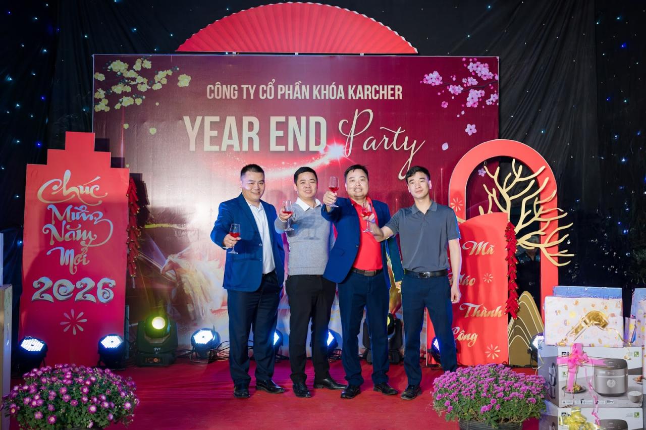 YEAR END PARTY 2025 – HÀNH TRÌNH NHÌN LẠI CÙNG KARCHER Ban Lãnh đạo công ty Cổ phần Khóa Karcher