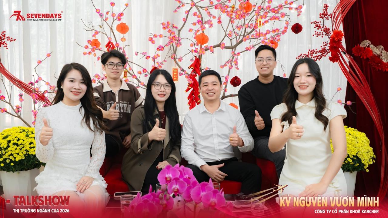 Talkshow “Kỷ Nguyên Vươn Mình” cùng Karcher Đội ngũ BTC của chương trình Talkshow