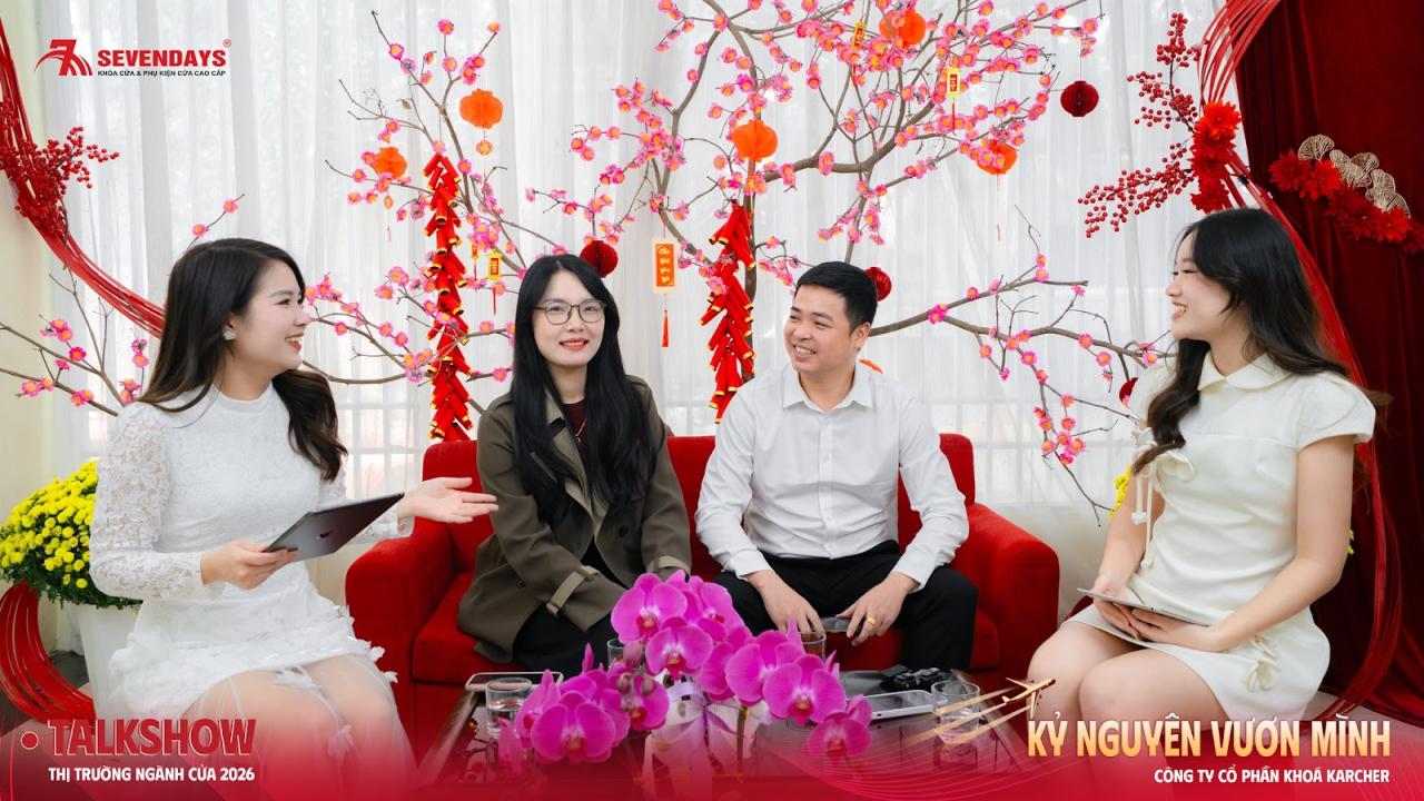 Talkshow “Kỷ Nguyên Vươn Mình” cùng Karcher Talkshow 2025 cùng công ty Cổ phần Khóa Karcher