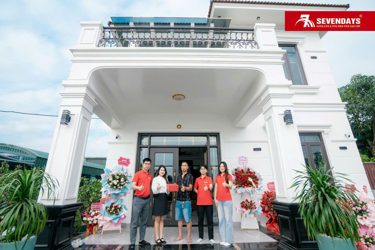 Ghé thăm công trình đồng bộ phụ kiện Sevendays tại Hải Phòng Sevendays giao lưu gặp gỡ chủ nhà và anh thợ