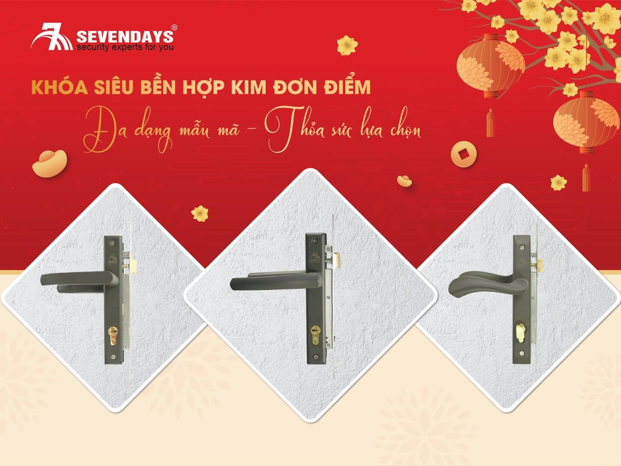 Khóa Đơn Điểm hay Khóa Đa Điểm thì chống trộm tốt hơn? Các mẫu khóa siêu bền hợp kim đơn điểm