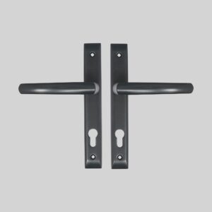 KHOÁ INOX VĨNH CỬU TAY CONG ĐẶC XÁM - HỆ RÃNH C