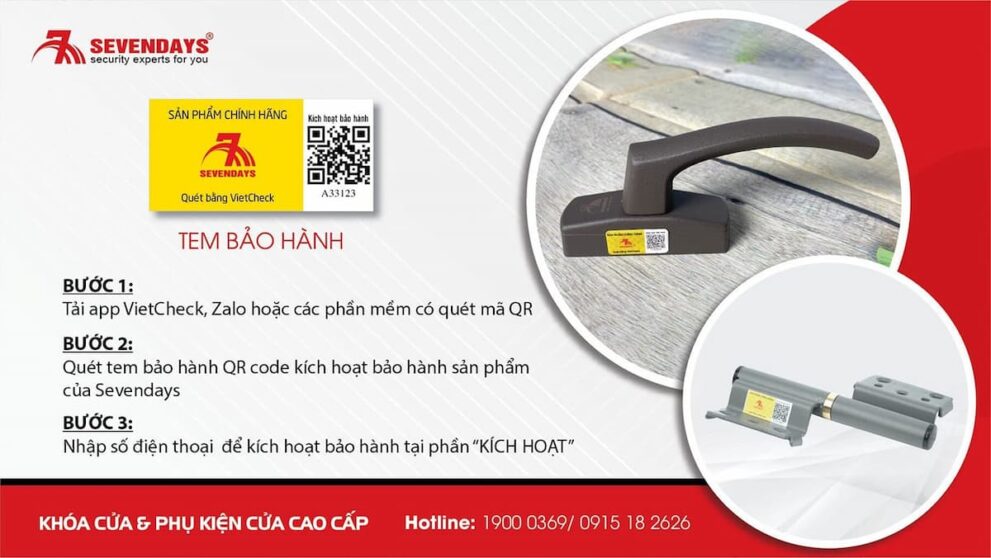 SEVENDAYS - Phụ kiện cửa nhôm cho những công trình bền vững SEVENDAYS - Phụ kiện cửa nhôm cho những công trình bền vững